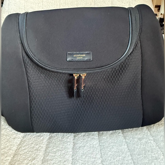 Storksak Handbags - Storksak Black Quilted Baby Bag